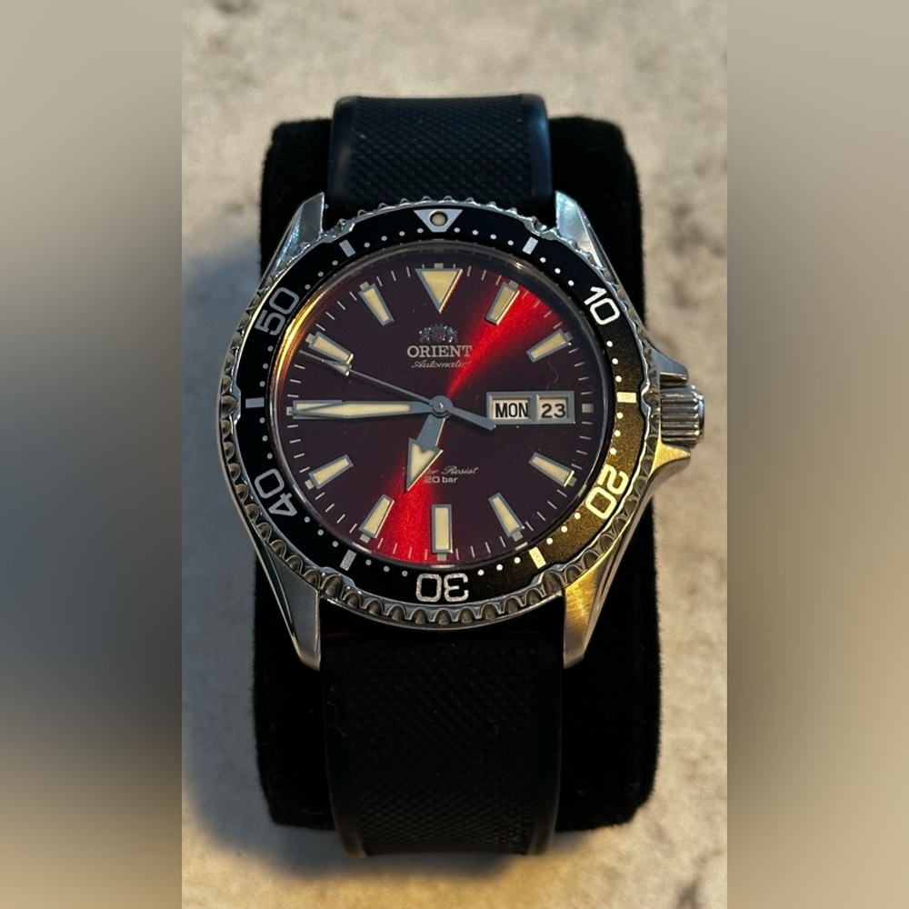 Orient Men's Kamasu Stainless Steel Japanese-Automatic Diving Watch